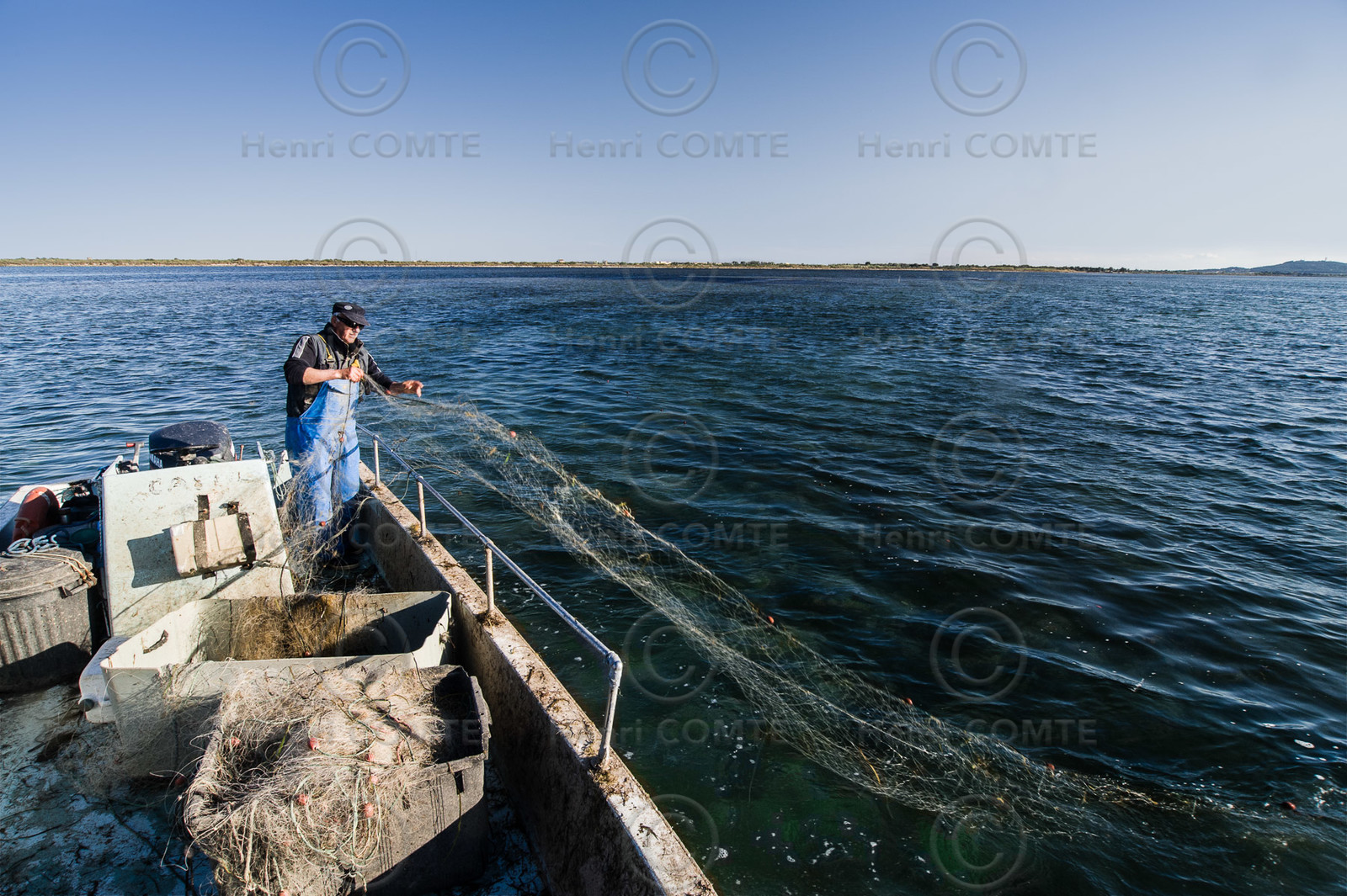 Pêche étang de thau