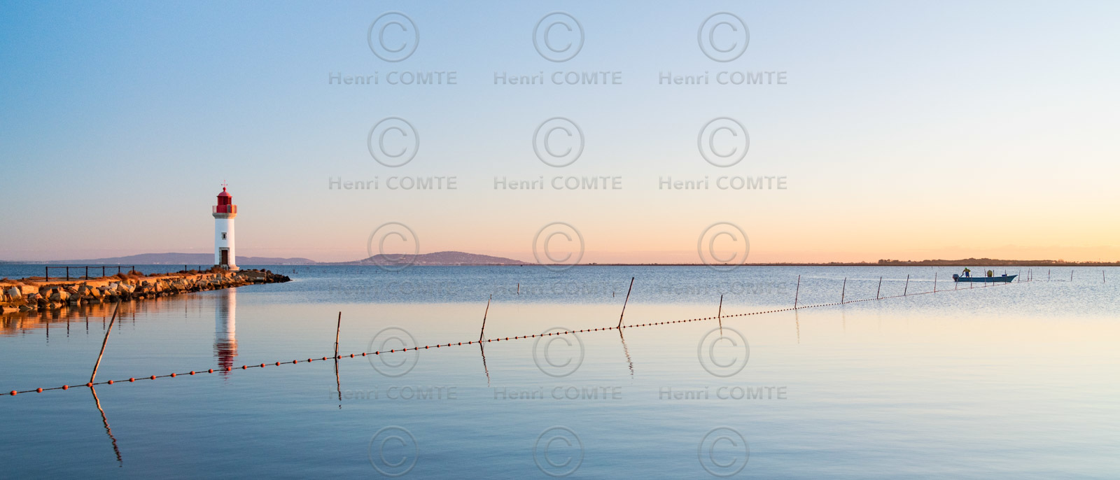 Pêcheur sur l'étang